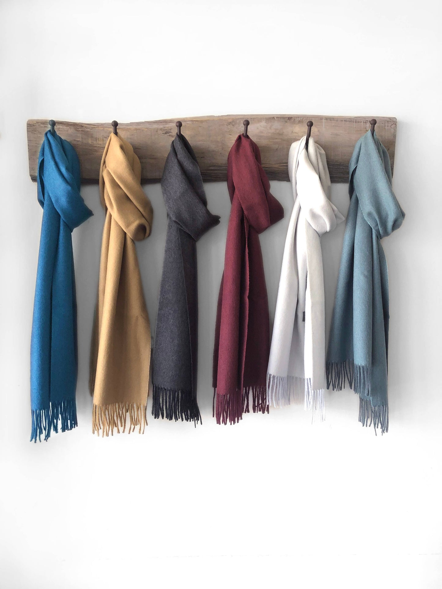 100% Baby Alpaca Scarf - Carbon