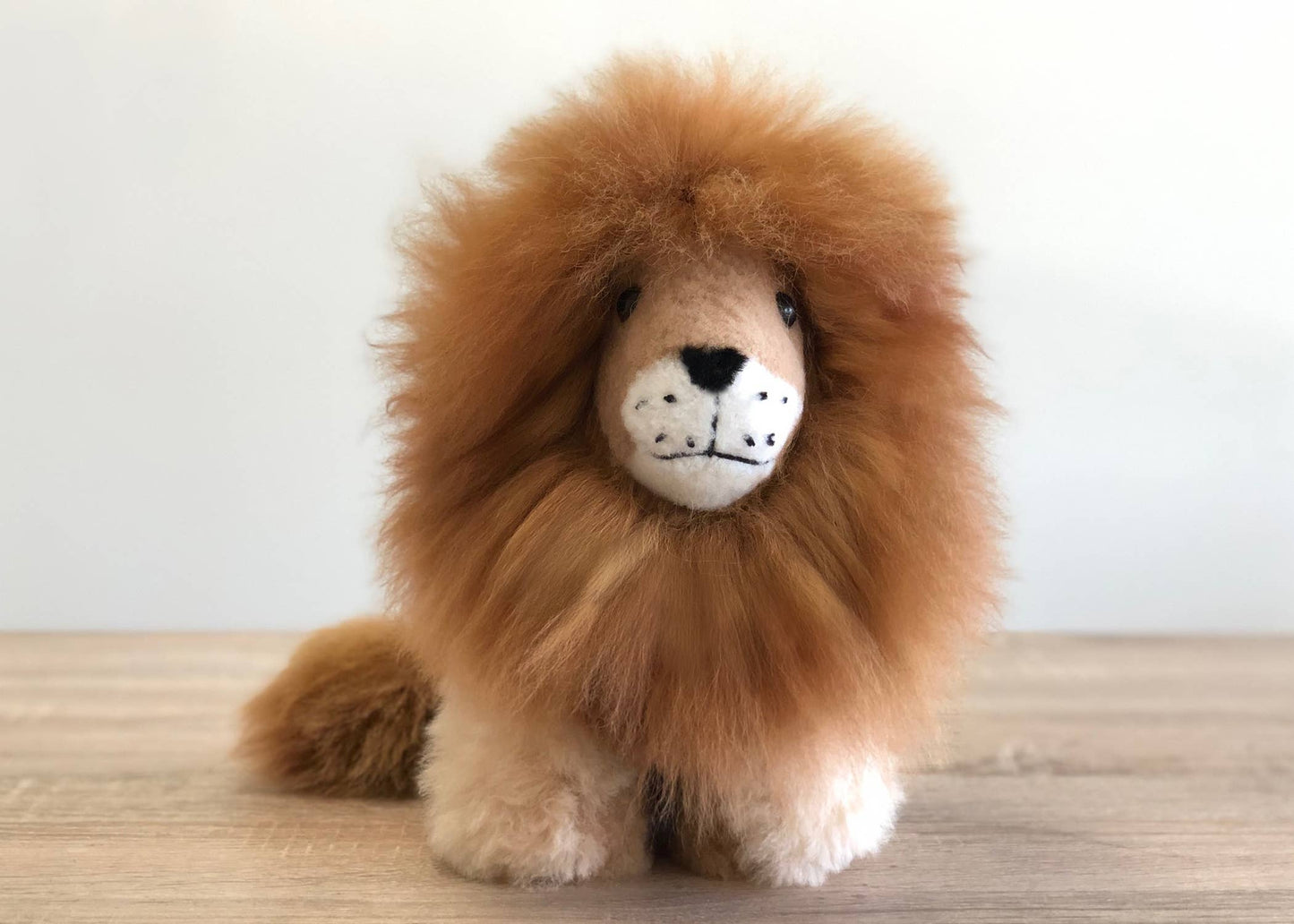 Alpaca Stuffed Animal - White Lion