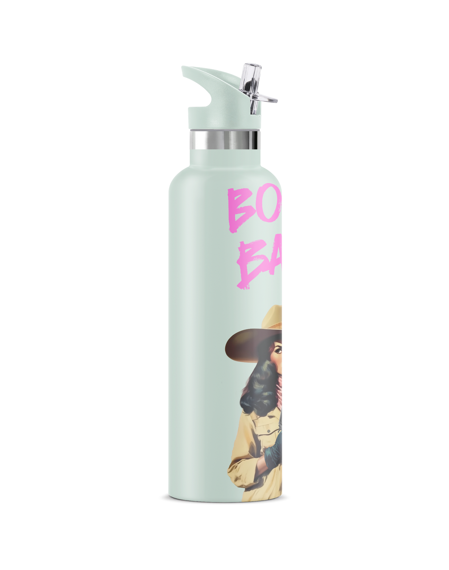 My Bougie Bottle - BOUGIE BANDIT 25 OZ Insulated Water Bottle: No Tube