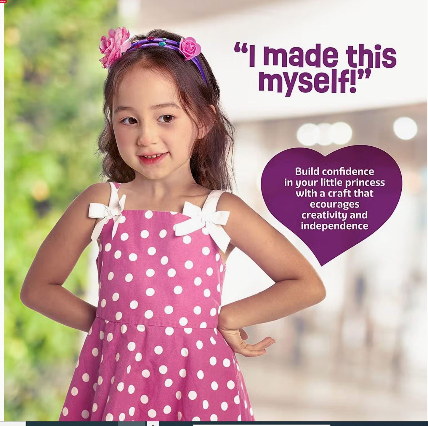 Surreal Brands - Pretty Me Headband Making Kit for Girls