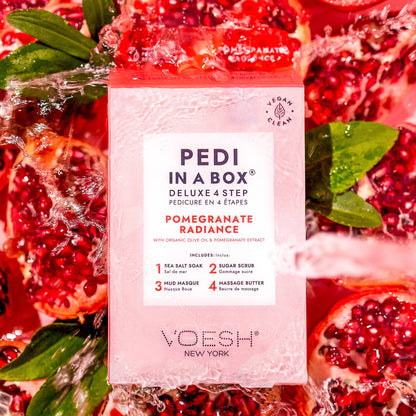 Pedi in a Box Deluxe 4 Step Pomegranate Radiance: Single