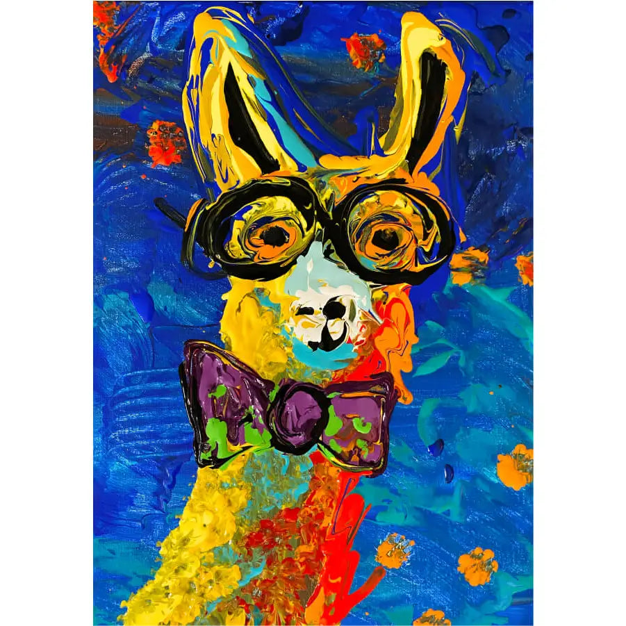 Micro Puzzles - Lively Louis Llama MicroPuzzle  Mini Jigsaw Puzzle
