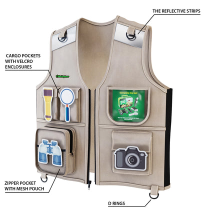 Dan&Darci - Kids Explorer Vest and Hat Costume