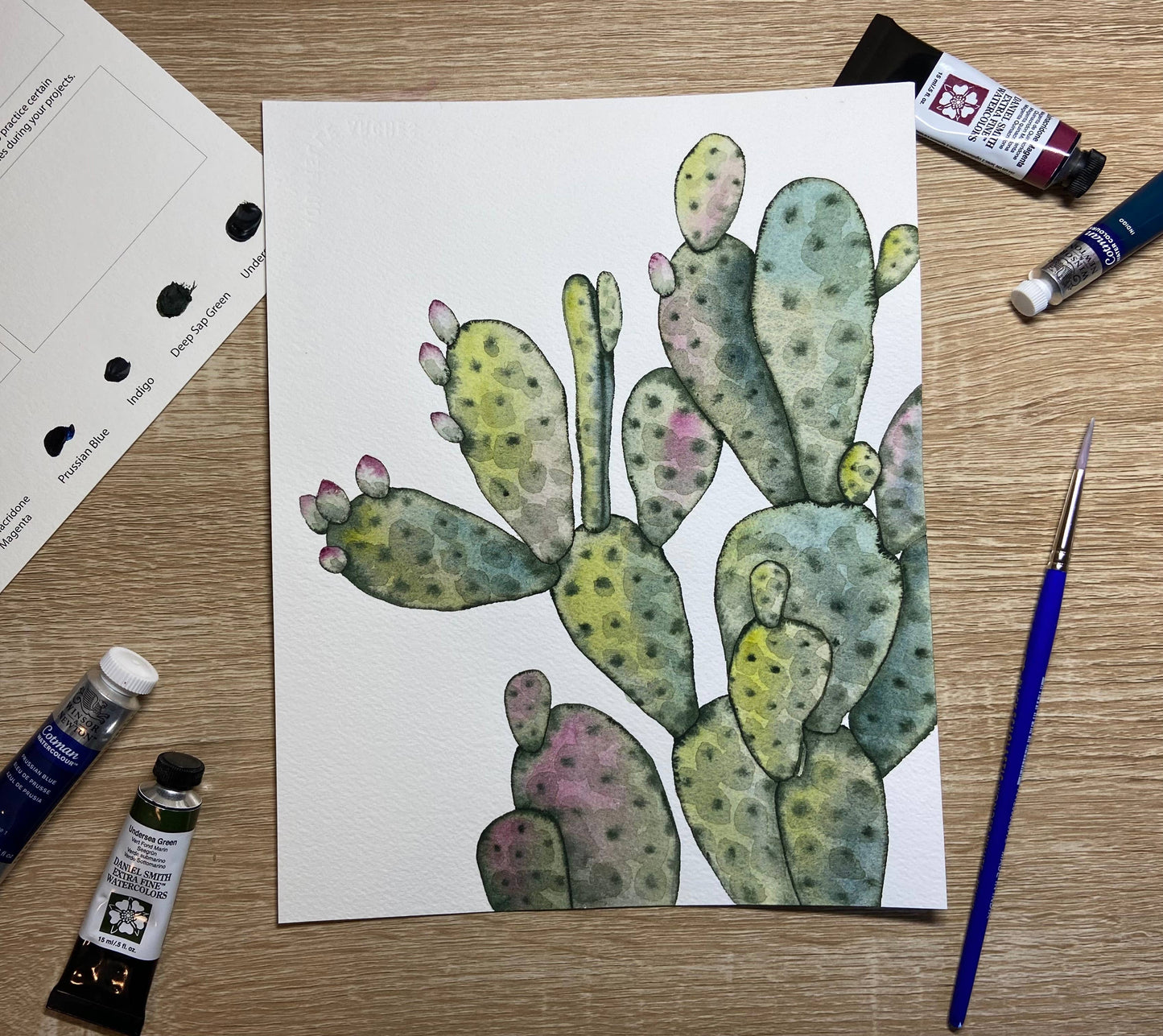 Emily Marie Watercolors - Watercolor Painting Kit: Jewel-Toned Botanicals
