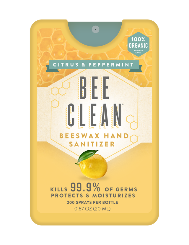 Bee Clean - Bee Clean Organic Beeswax Hand Sanitizer - 12 pack: Mixed - 6 Lavender/6 Citrus