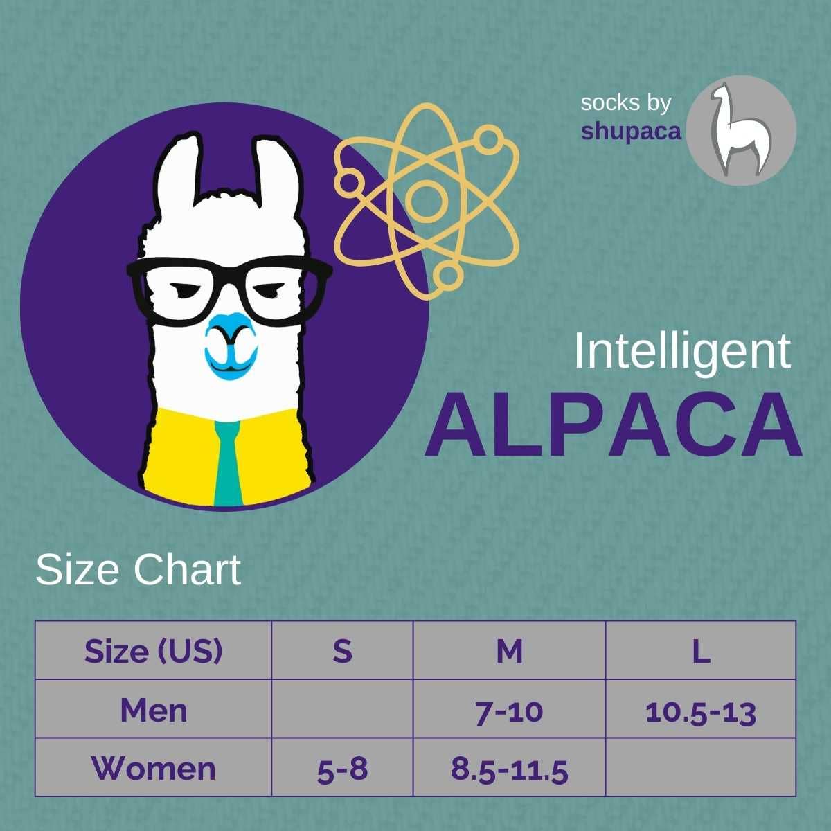 Alpaca Socks - Stripe - Mauve: Large