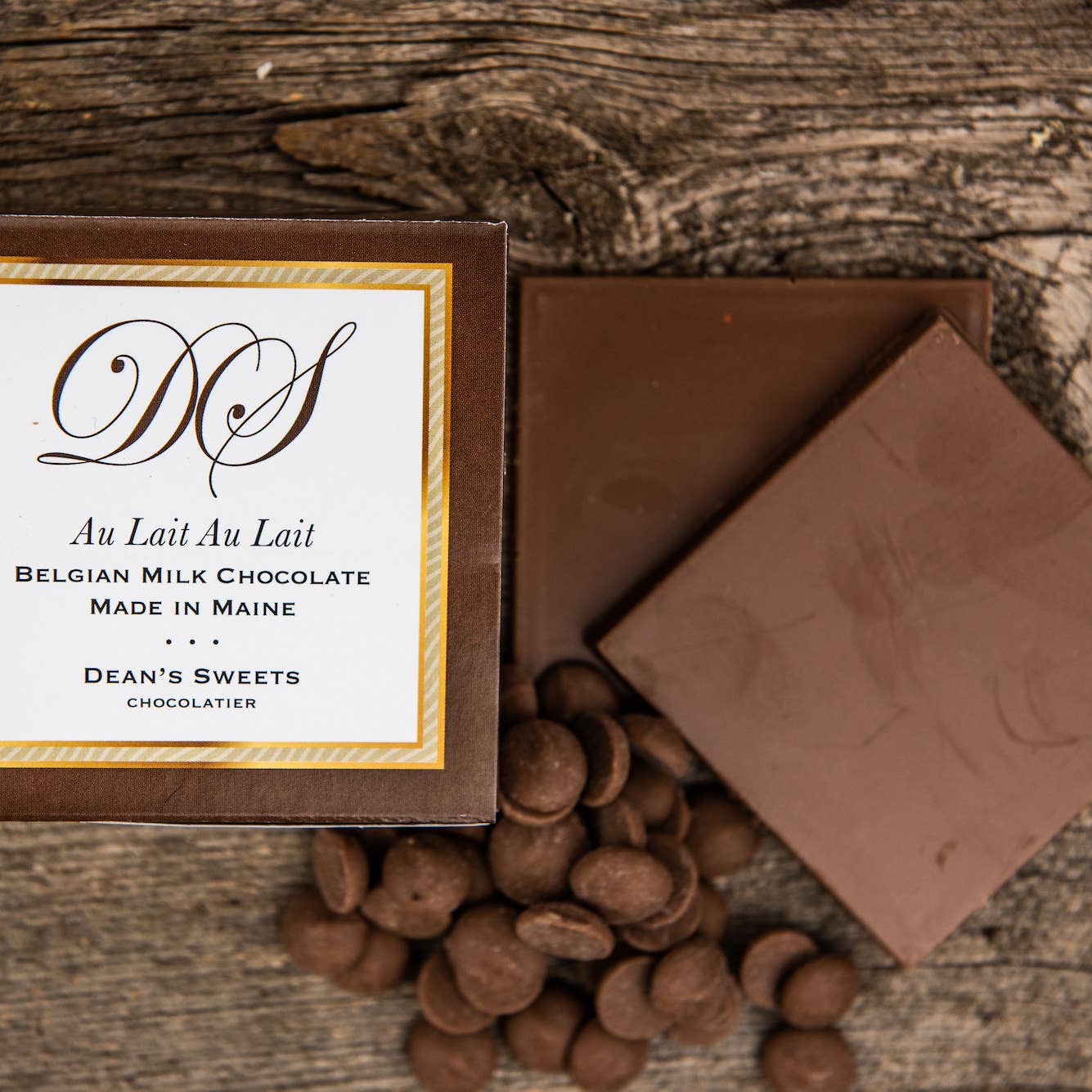 Dean's Sweets - Au Lait Au Lait Milk Chocolate Squares