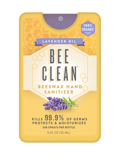 Bee Clean - Bee Clean Organic Beeswax Hand Sanitizer - 12 pack: Mixed - 6 Lavender/6 Citrus