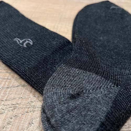 Alpaca Socks - Business - Black: Size Large