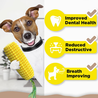 JSBlueRidge Toys - Corn Stick Dental Cleaning Dog Chew Toy