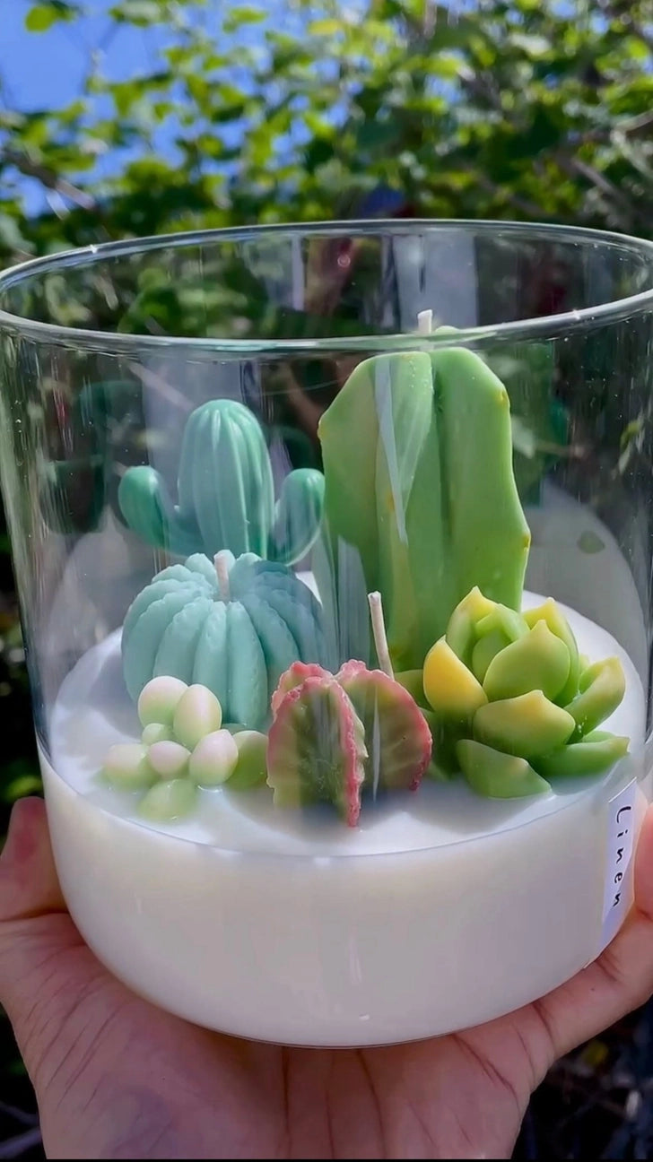 ZOETSTUDIO - Large 3-wick Terrarium Candle | Soy blend