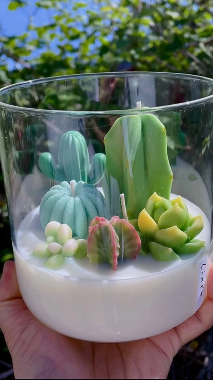 ZOETSTUDIO - Large 3-wick Terrarium Candle | Soy blend