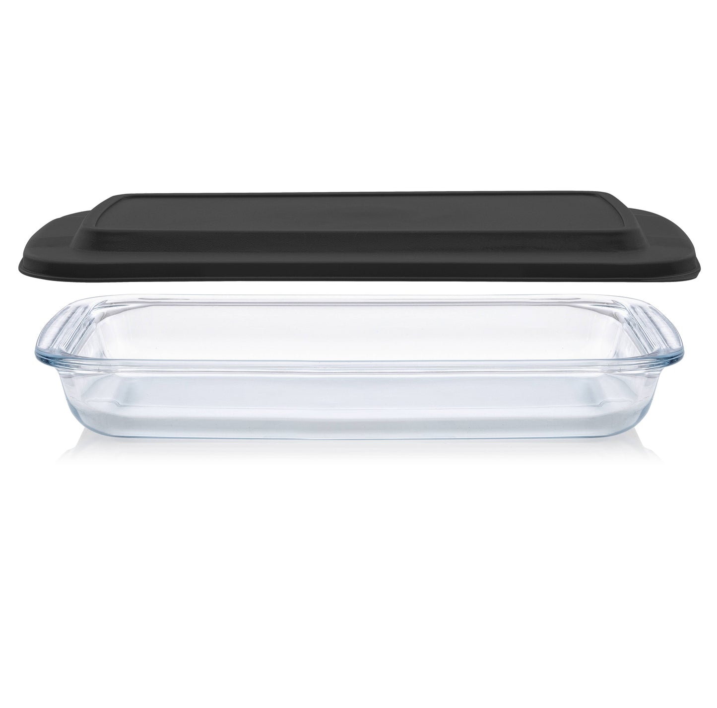 JoyJolt - JoyFul Oven To Table Glass Casserole Baking Dishes with Lids