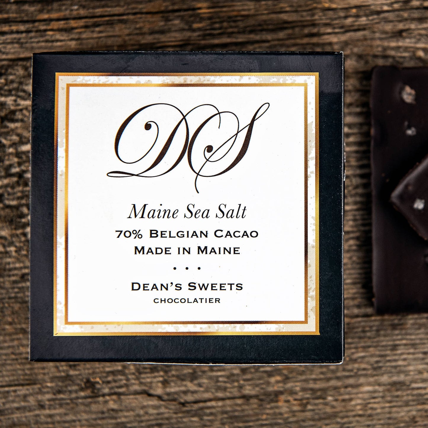 Dean's Sweets - Maine Sea Salt Dark Chocolate Squares