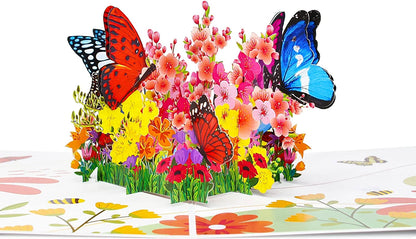 Wonder Paper Art - Spring Butterflies 3D Pop Up Card