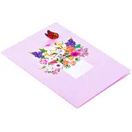 Wonder Paper Art - Flower Basket  Pop Up Greeting Card