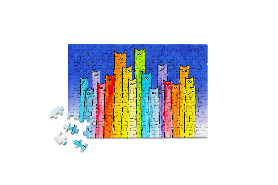 Micro Puzzles - A Pride of Cats