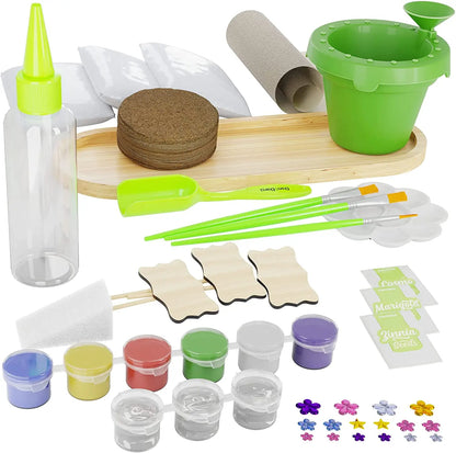 Dan&Darci - Cast, Paint & Plant Kit for Kids &