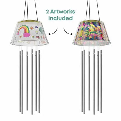 Dan&Darci - Solar Powered Light-Up Wind Chime Kit
