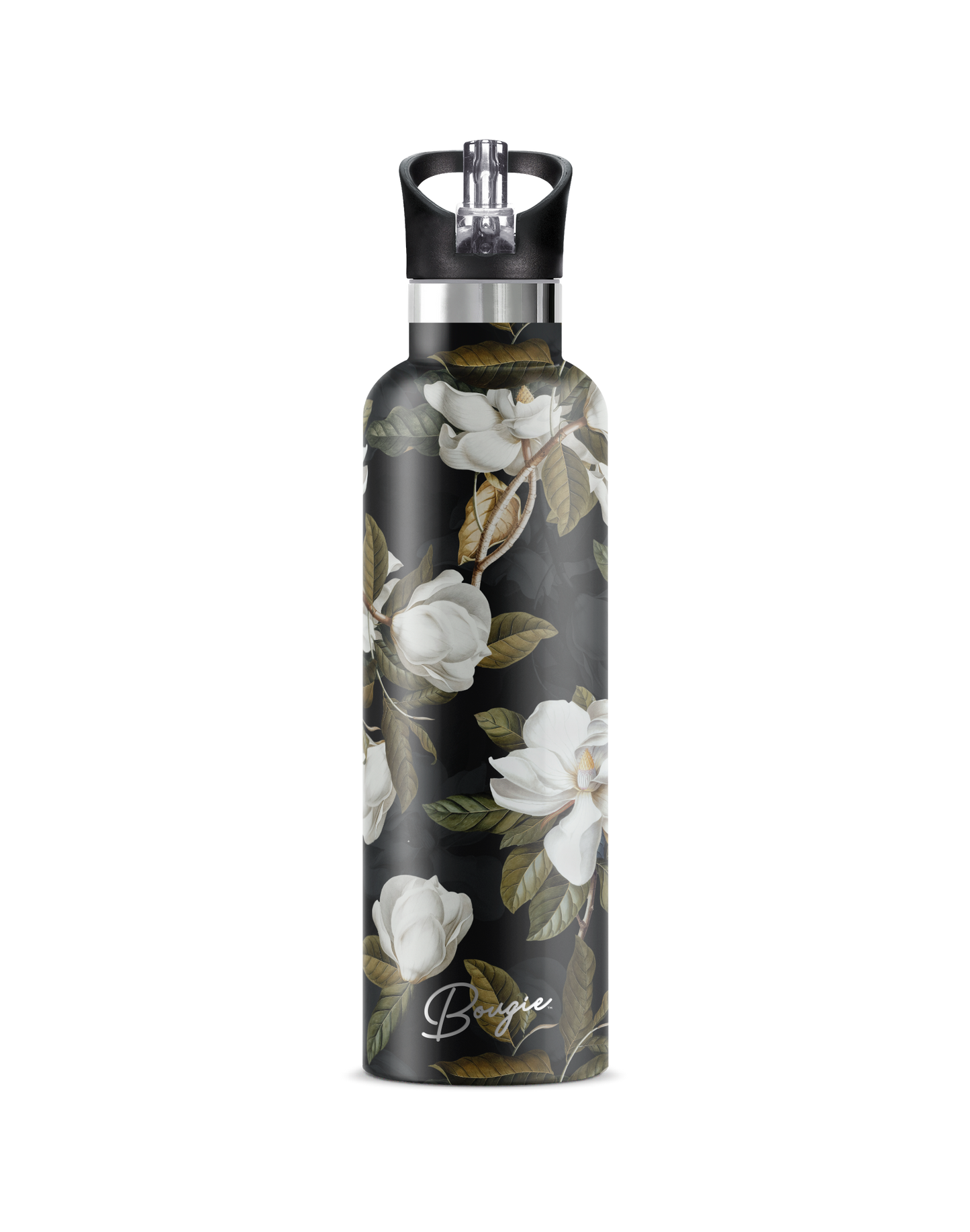 My Bougie Bottle - MAGNOLIA Dark Garden 25 oz Insulated Water Bottle : Gift Tube