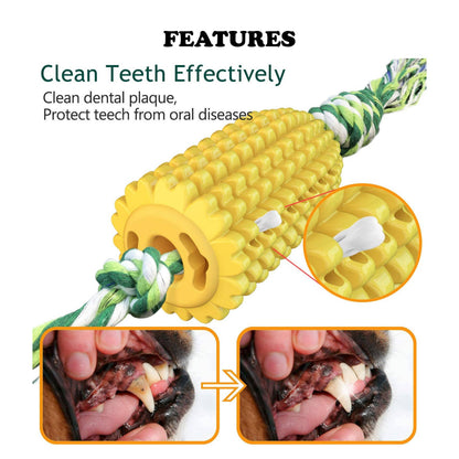 JSBlueRidge Toys - Corn Stick Dental Cleaning Dog Chew Toy