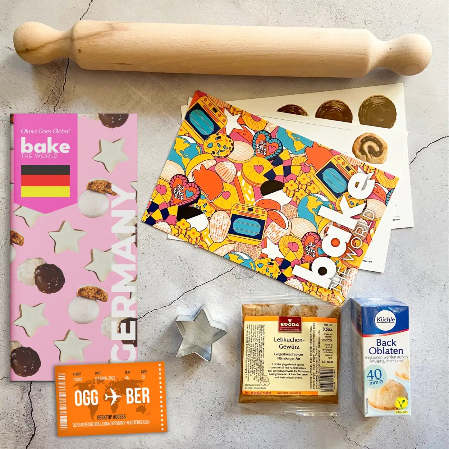 Olivia Goes Global - German Baking Kit - Tools and Masterclass Access