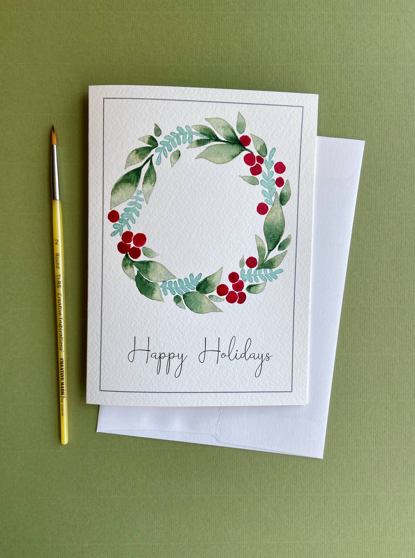 Emily Marie Watercolors - Watercolor Painting Kit: Holiday Greeting Cards