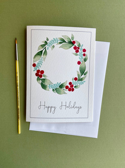 Emily Marie Watercolors - Watercolor Painting Kit: Holiday Greeting Cards