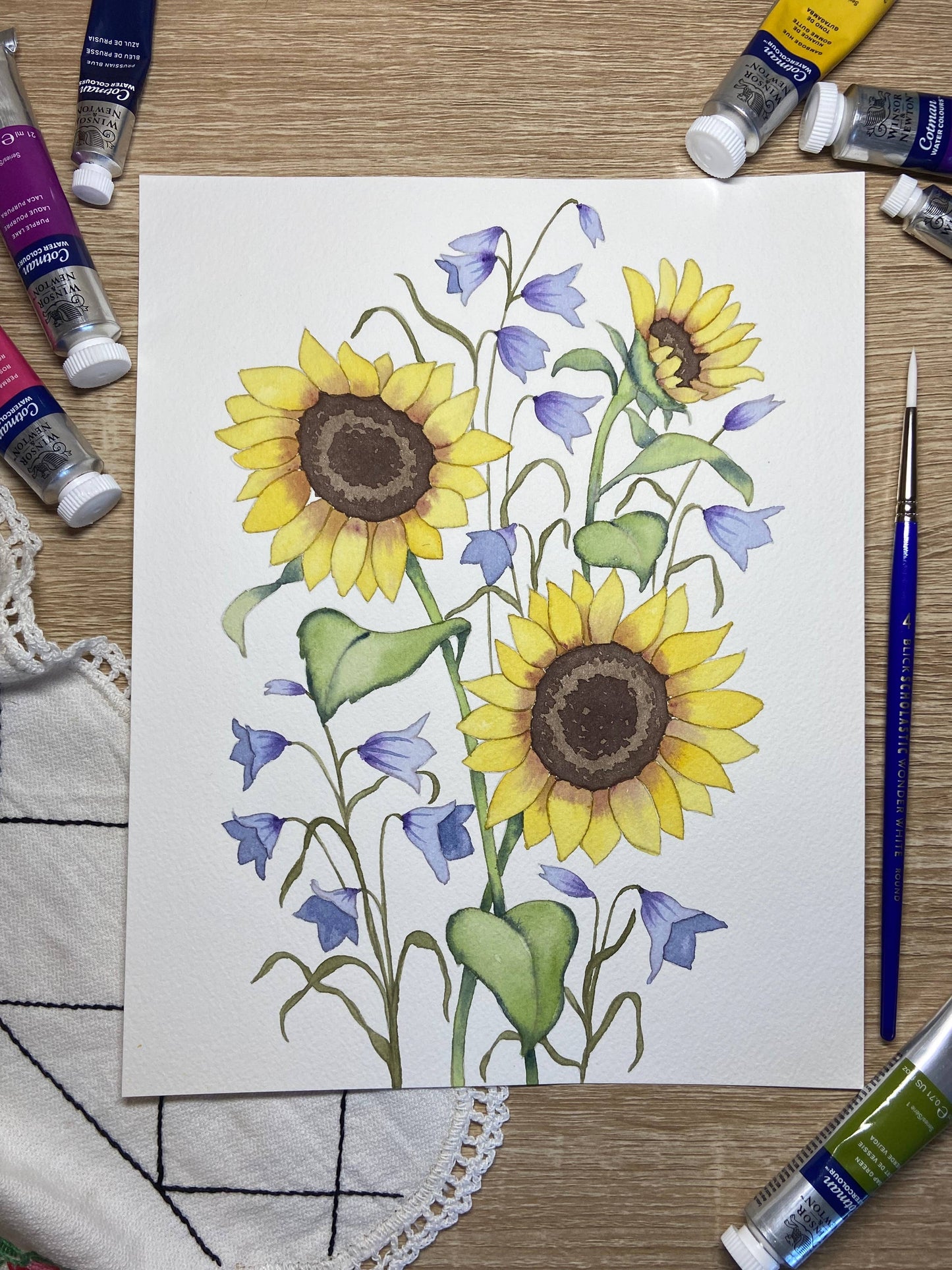 Emily Marie Watercolors - Watercolor Painting Kit: Flowers