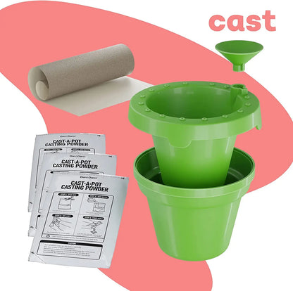 Dan&Darci - Cast, Paint & Plant Kit for Kids &