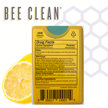 Bee Clean - Bee Clean Organic Beeswax Hand Sanitizer - 12 pack: Mixed - 6 Lavender/6 Citrus