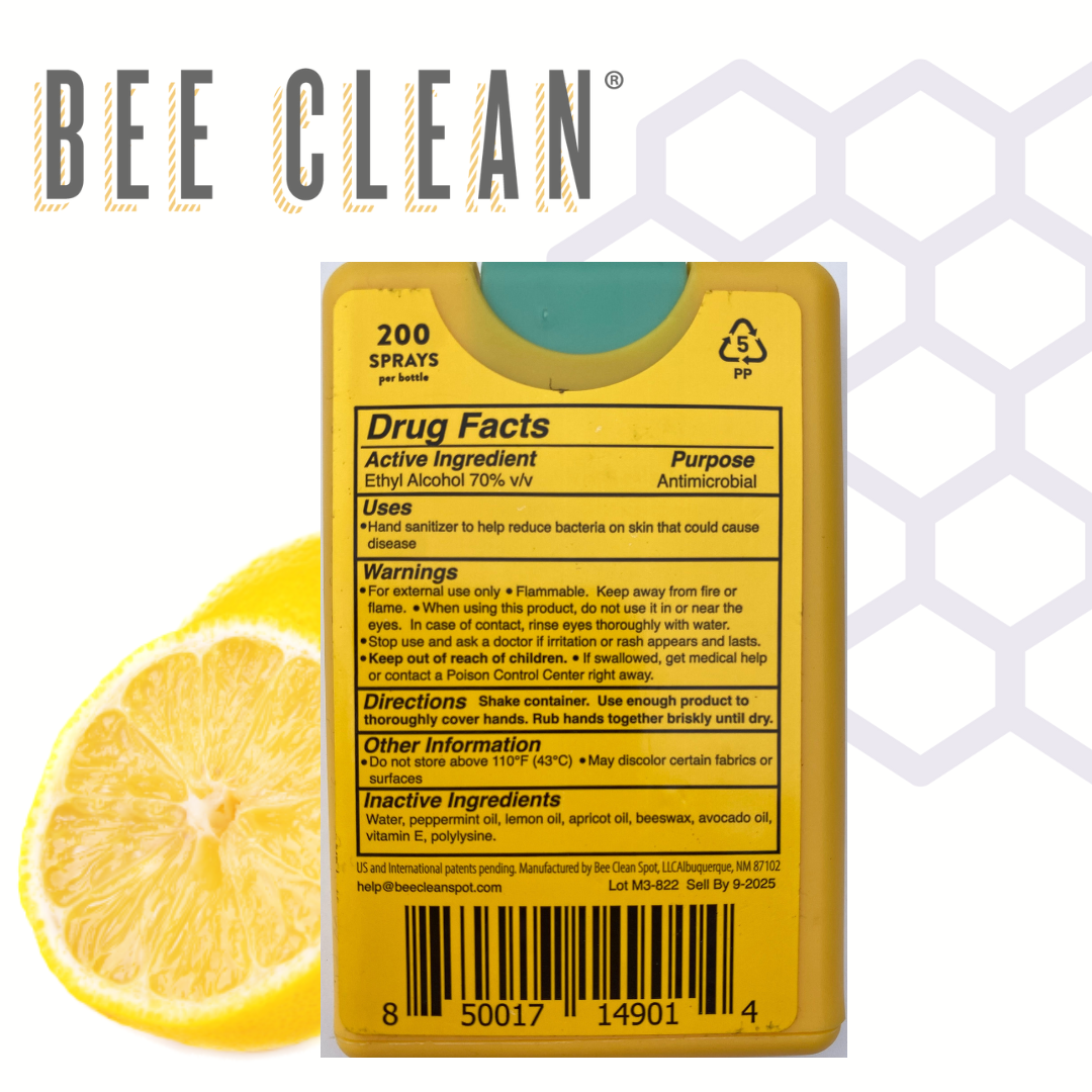 Bee Clean - Bee Clean Organic Beeswax Hand Sanitizer - 12 pack: 12 Citrus Peppermint