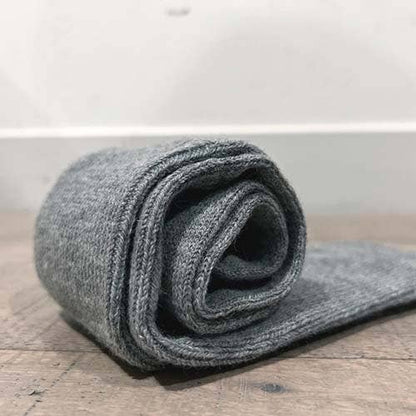 Alpaca Socks - Business - Smoke: Large