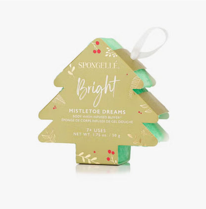 Mistletoe Dreams (Bright) Holiday Tree Ornament Buffer