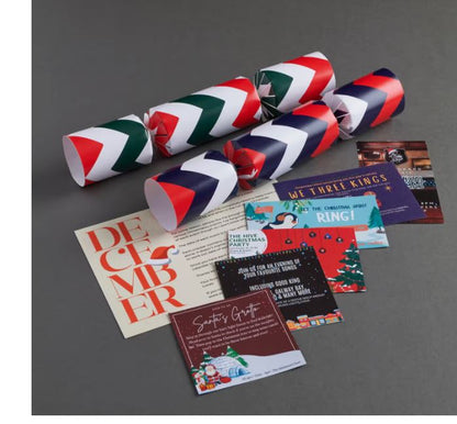 Puzzle Post UK - 6 Christmas Crackers - Escape Room Crackers, Puzzle Game