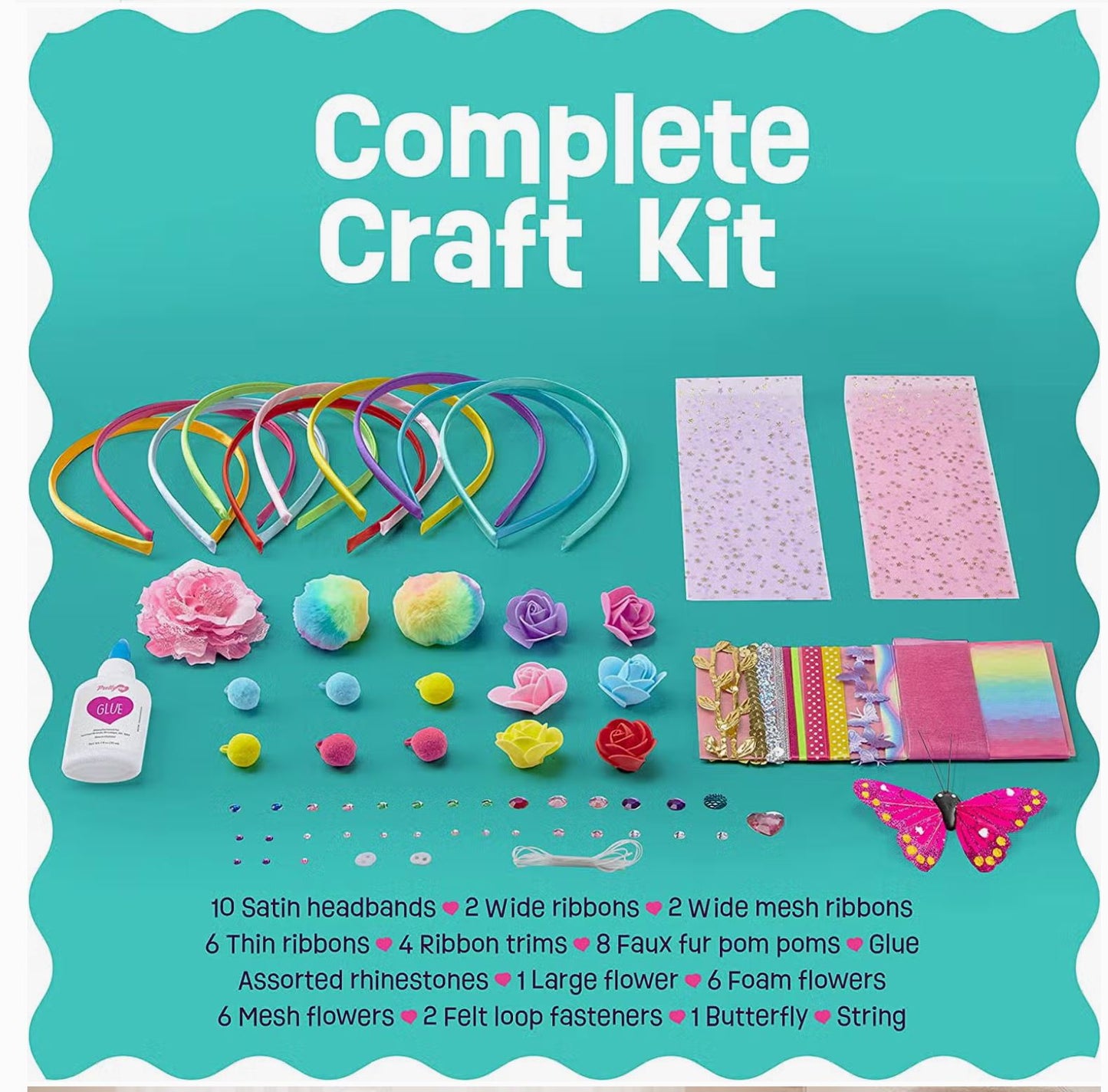 Surreal Brands - Pretty Me Headband Making Kit for Girls