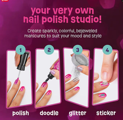 Surreal Brands - Nail Art Studio for Girls - Nail Polish Kit