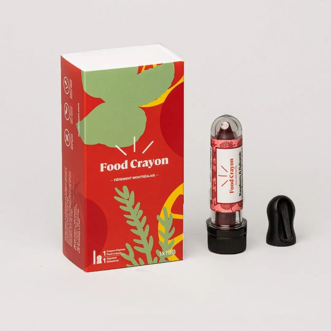 Food Crayon - Raspberry Balsamic- Single Box (1 Food Crayon + 1 Sharpener)