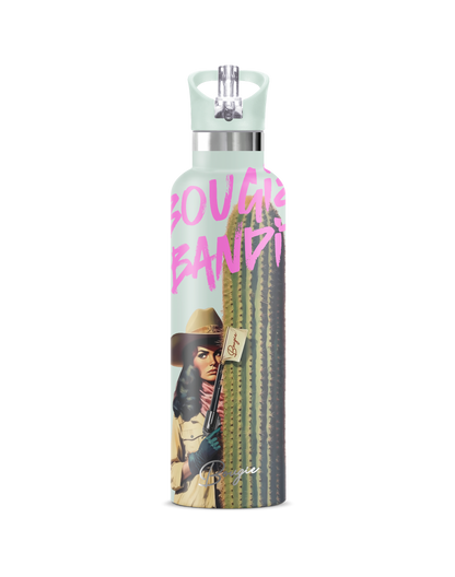 My Bougie Bottle - BOUGIE BANDIT 25 OZ Insulated Water Bottle: No Tube