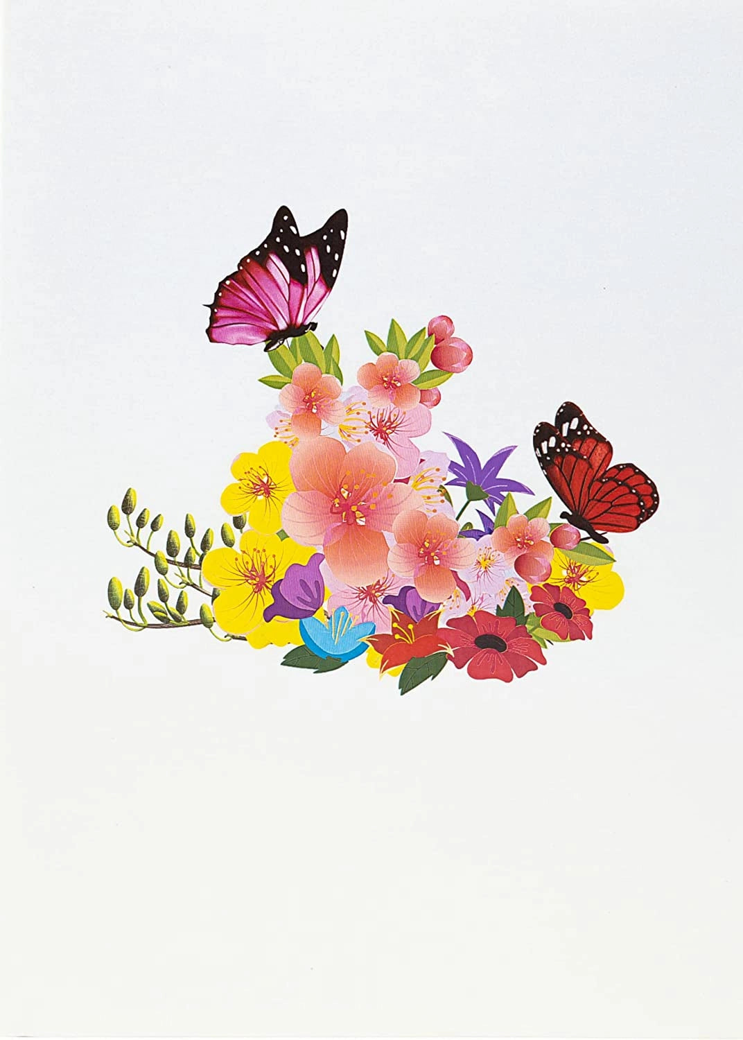 Wonder Paper Art - Spring Butterflies 3D Pop Up Card