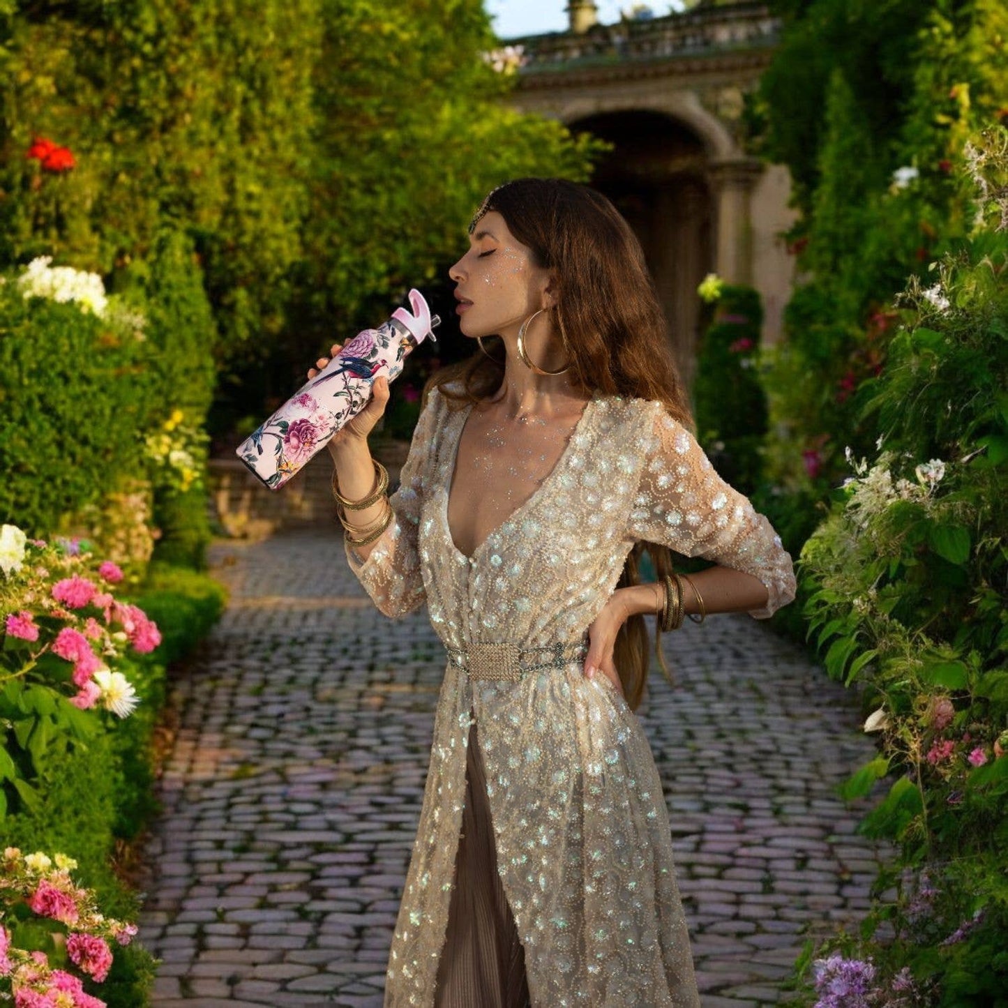 My Bougie Bottle - PRIMAVERA Spring 25 oz Insulated Water Bottle : Gift Tube
