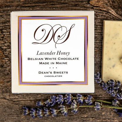 Dean's Sweets - Lavender Honey White Chocolate Squares