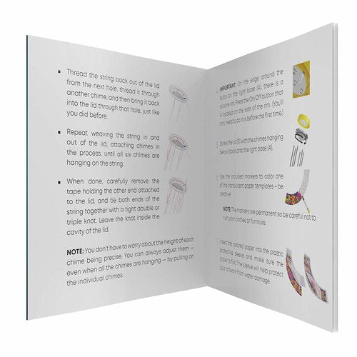 Dan&Darci - Solar Powered Light-Up Wind Chime Kit