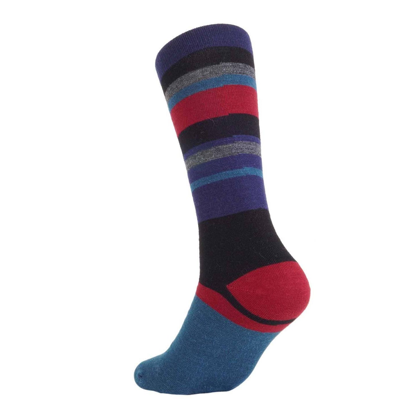 NEW! Alpaca Socks - Linea - Merlot: Large
