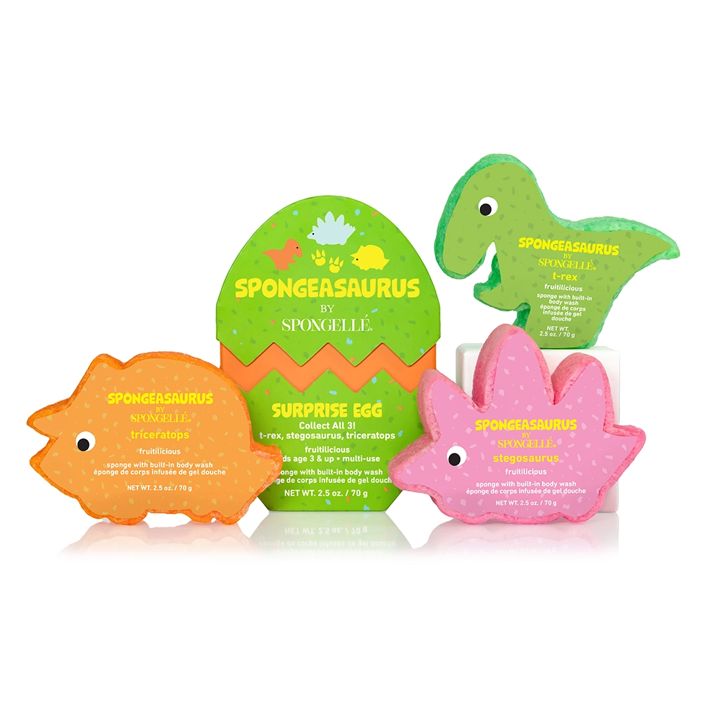 SURPRISE Spongeasaurus Dinosaur Sponges by Spongelle