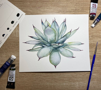 Emily Marie Watercolors - Watercolor Painting Kit: Jewel-Toned Botanicals