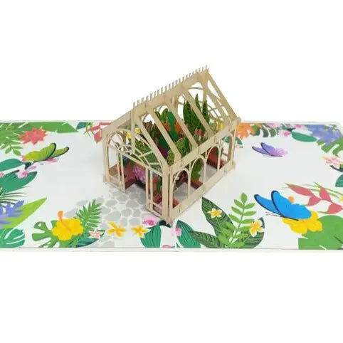 Wonder Paper Art - Greenhouse Pop Up Card