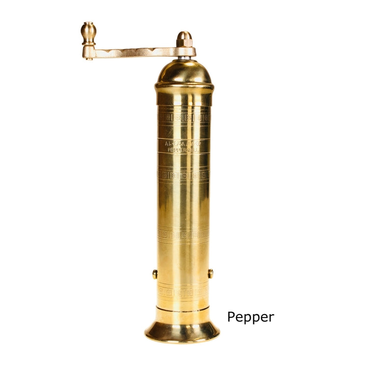 Brass Salt and Pepper Mills Set