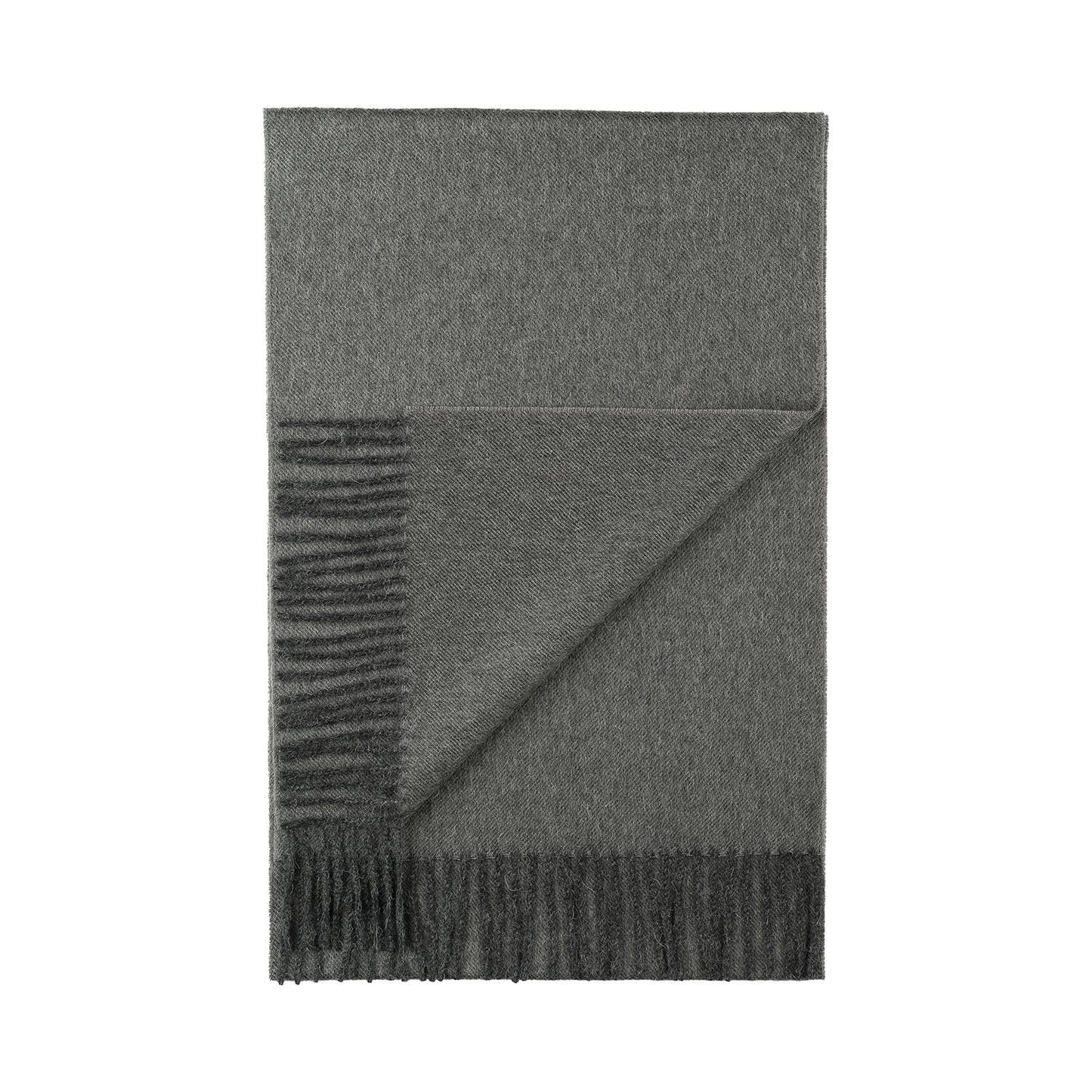 100% Baby Alpaca Scarf - Carbon