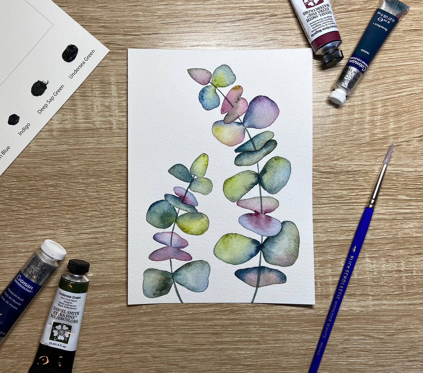 Emily Marie Watercolors - Watercolor Painting Kit: Jewel-Toned Botanicals